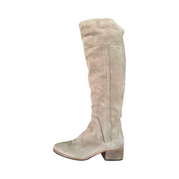 Vince Camuto over the knee suede boots, - Picture 2 of 11